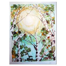'Birch Trees' Canvas Art