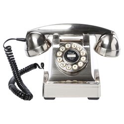302 Classic Desk Phone in Brushed Chrome