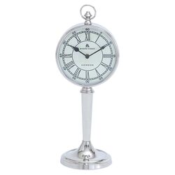 Classic Table Clock in White