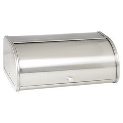 Stainless Steel Bread Box in Silver