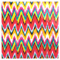 Painted Chevron Floating Wall Art Painted Chevron Floating Wall Art