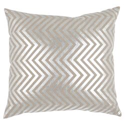 Elle Linen Decorative Pillow in Silver (Set of 2)