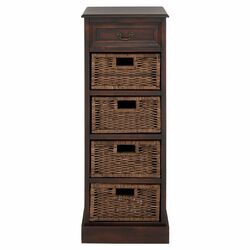 Lexington 5 Drawer Basket Chest in Brown