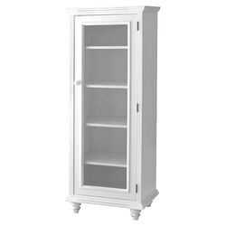 Outer Banks Curio Cabinet in White