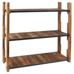 3 Shelf Planked Unit in Natural