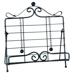 Metal Book Holder in Black Metal Book Holder in Black