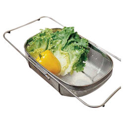 Over Sink Colander in Stainless Steel Over Sink Colander in Stainless Steel