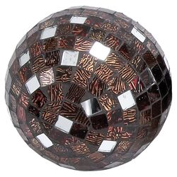 Mirror Mosaic Ball in Copper (Set of 4)