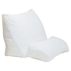 Contour 4 Flip Pillow in White