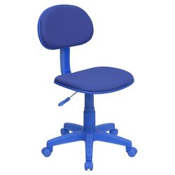 Children's Mid Back Desk Chair in Blue