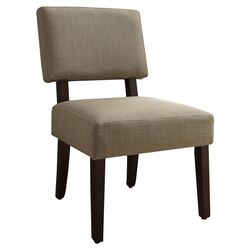 Accent Side Chair in Tan