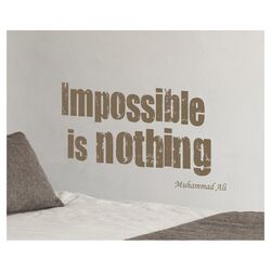 Impossible Is Nothing Wall Decal