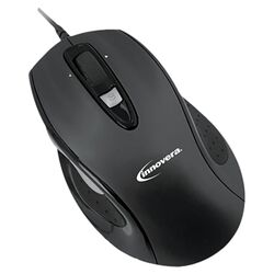 USB Connective Ergonomic Laser Mouse in Black