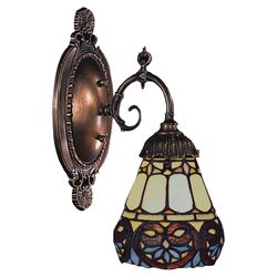 Tavern 1 Light Wall Sconce in Bronze