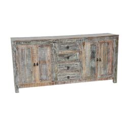 Harbor Distressed Buffet in Lime Wash