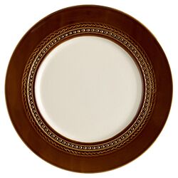 Paula Deen Southern Charm Dinner Plate in Chestnut (Set of 4)