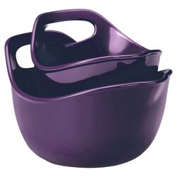 Rachael Ray 2 Piece Mixing Bowl Set in Purple