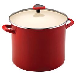 Rachael Ray 12 Qt. Stock Pot in Red