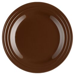 Rachael Ray Double Ridge Dinner Plate in Brown (Set of 4)