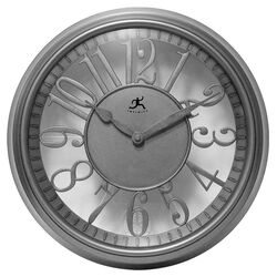 The Engineer Wall Clock in Silver