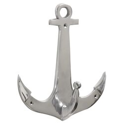 Anchors Away Wall Hook in Silver