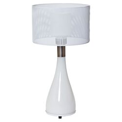 Mushroom Table Lamp in White