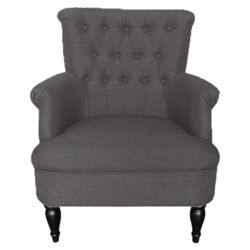 Fawcett Club Chair in Charcoal