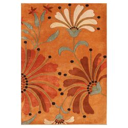 Sabrina Eastern Floral Orange Rug