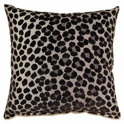 Panther Cotton Pillow in Ebony (Set of 2)