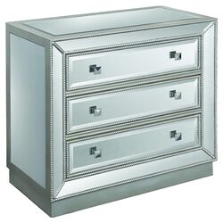 3 Drawer Chest in Silver
