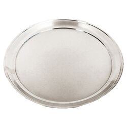 Stainless Steel Pizza Pan in Silver