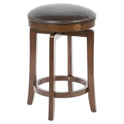 O'Shea Backless Barstool in Brown Cherry