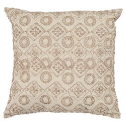 Sarah Cotton Decorative Pillow in Stone (Set of 2)