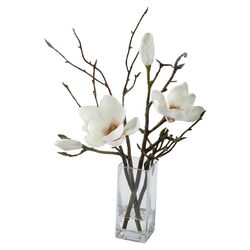 Magnolia Arrangement in White