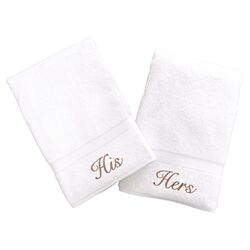 Luxury Hotel & Spa His & Hers Hand Towel (Set of 2)