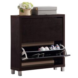 Simms Shoe Cabinet in Cappuccino