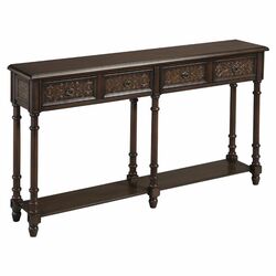 Rustic Chic Console Table in Brown