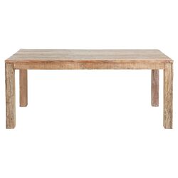 Harbor Distressed Dining Table in White Wash