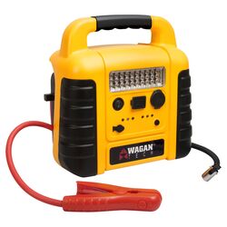 600 Amps Battery Jumper II with Air Compressor in Yellow