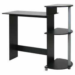 Compact Computer Desk in Black