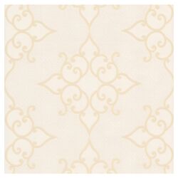 Decadence Sebastian Crepe Moroccan Medallion Wallpaper in Cream