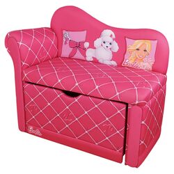 Barbie Glam Storage Chaise Lounge in Pink
