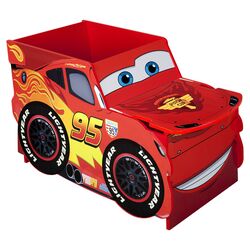 Disney Cars Lightning McQueen Toy Box in Red