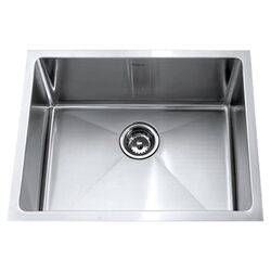 Undermount Single Bowl Kitchen Sink I in Stainless Steel