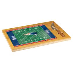 NFL Icon 2 Piece Cutting Board & Knife Set in Natural