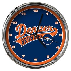 NFL Chrome Clock