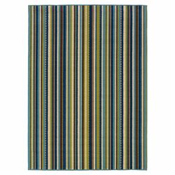 Aral Striped Blue Rug