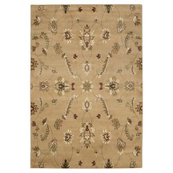 Gold Flowers Infinity 5' x 8' Rug