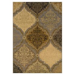 Artois Geometric Gray & Gold Rug