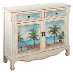 Seascape Cabinet in Ivory